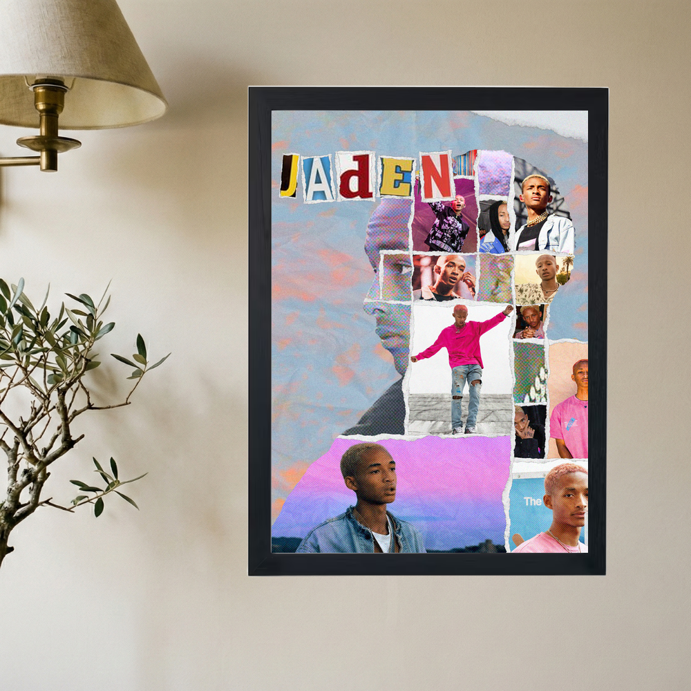 Jaden Smith Collage Poster - Mockup 2