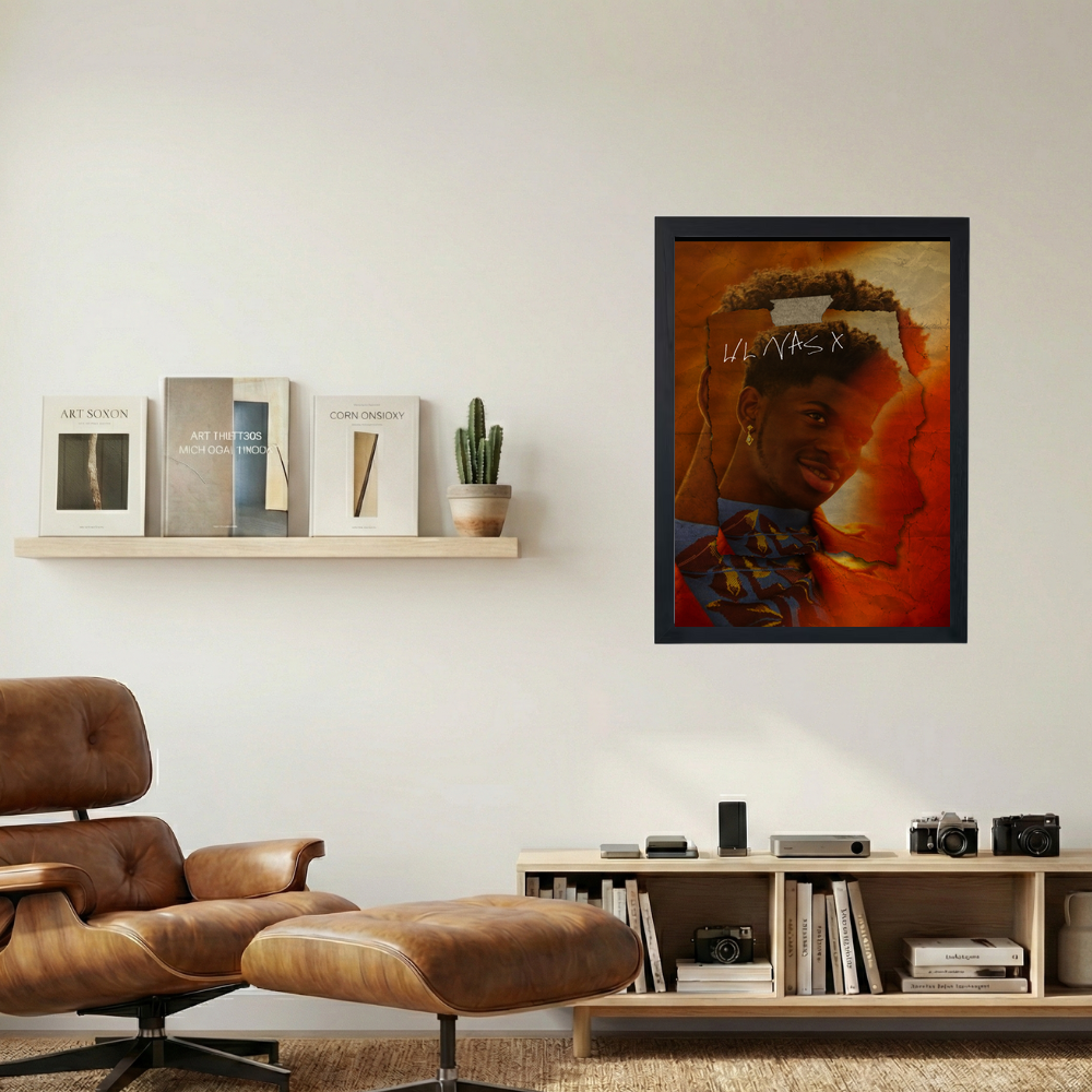 Lil Nas X 'Golden' Scrapbook Poster - Mockup 1