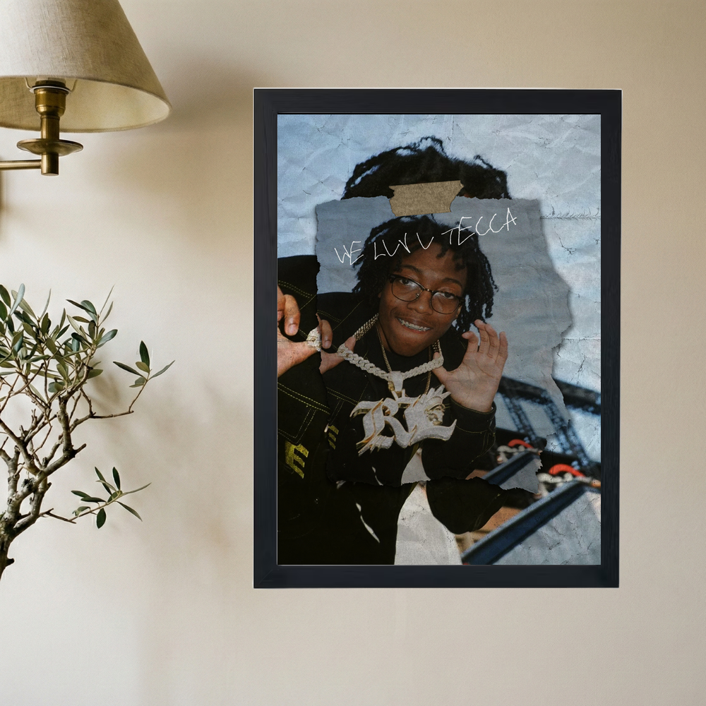 Lil Tecca 'We Luv U Tecca' Poster - Mockup 2