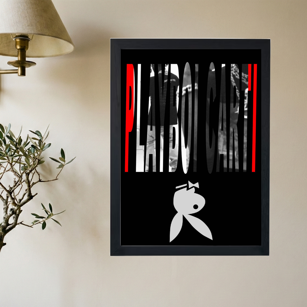 Playboi Carti x Playboy Poster - Mockup 2