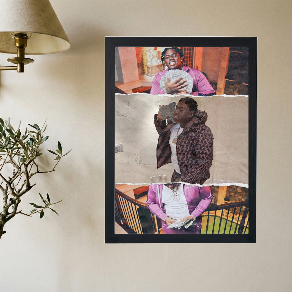 Sheff G 'We Getting Money' Poster - Mockup 2