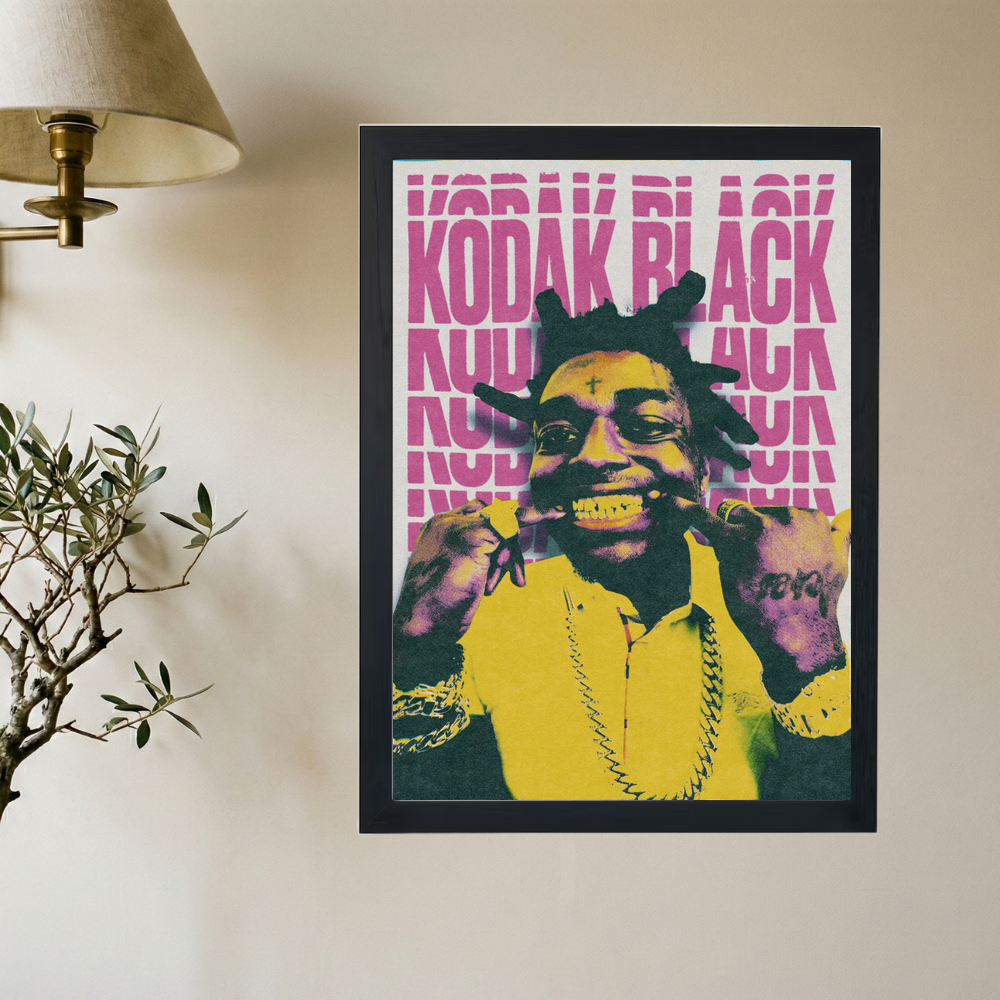 Kodak Black 'Floss' Poster - Mockup 2