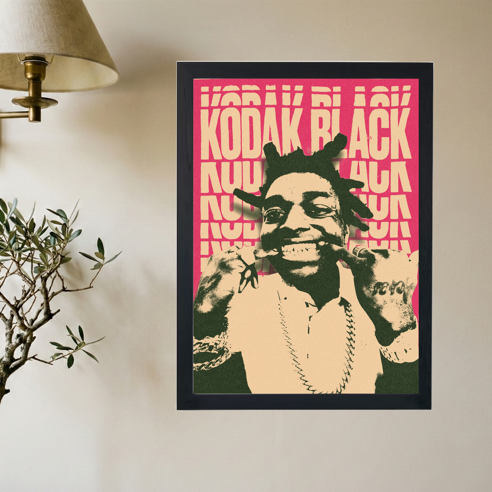 Kodak Black 'Floss' Poster V3 - Mockup 2