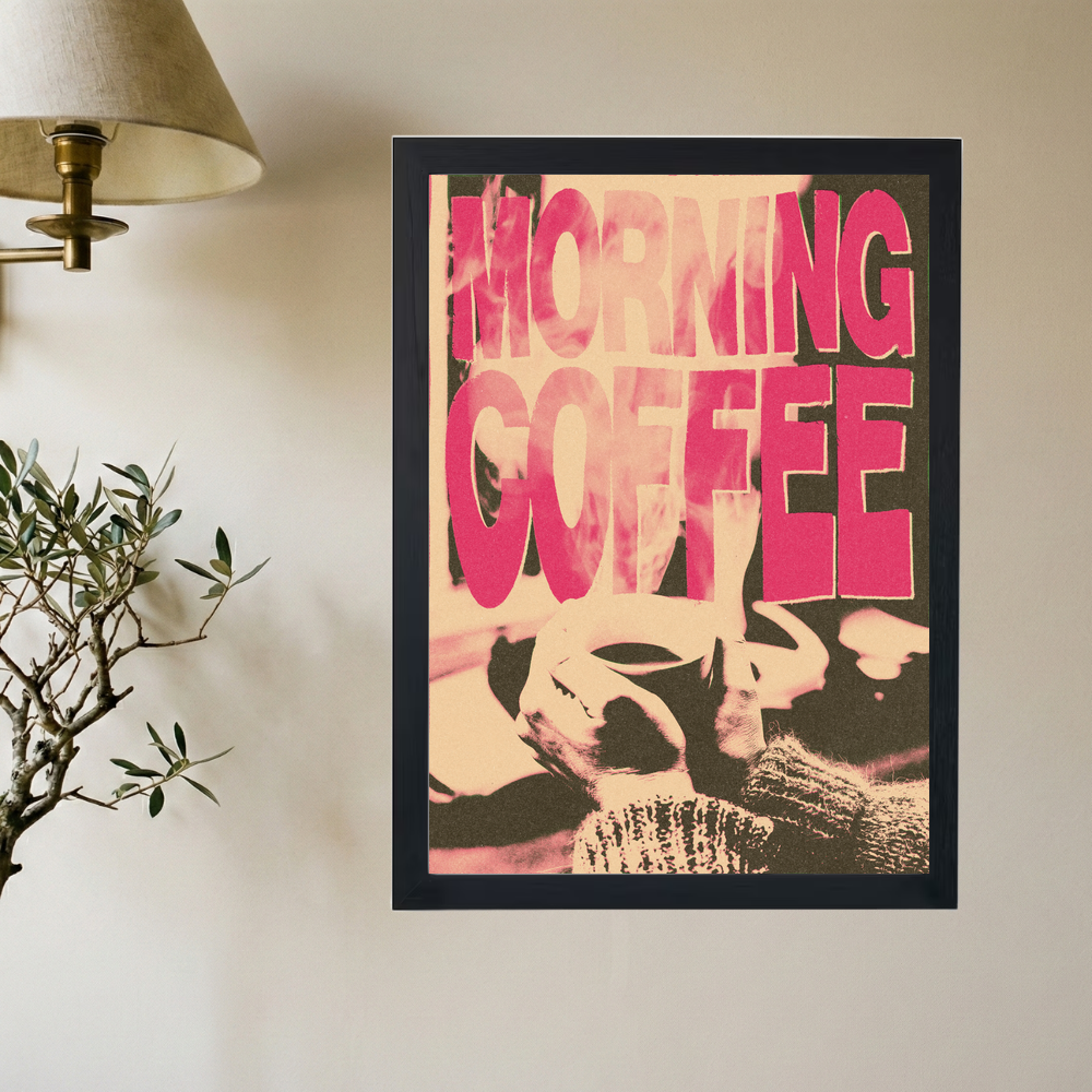 Morning Coffee' Poster - Mockup 2