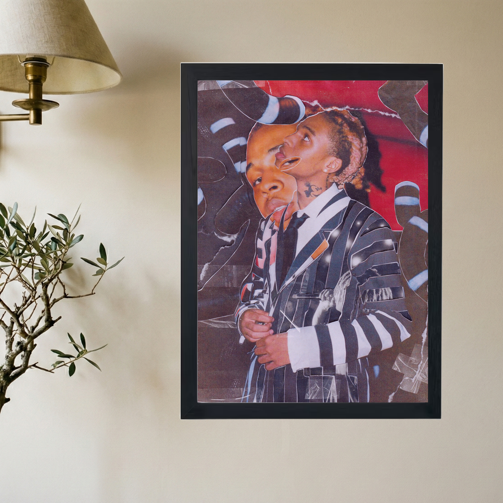 SoFaygo 'Dapper' Collage Poster - Mockup 2