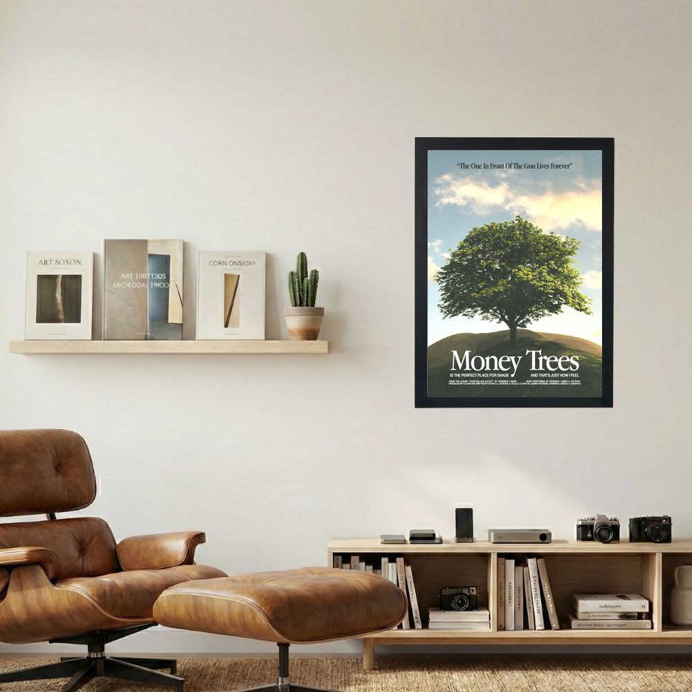 Kendrick Lamar 'Money Trees' Poster - Mockup 1
