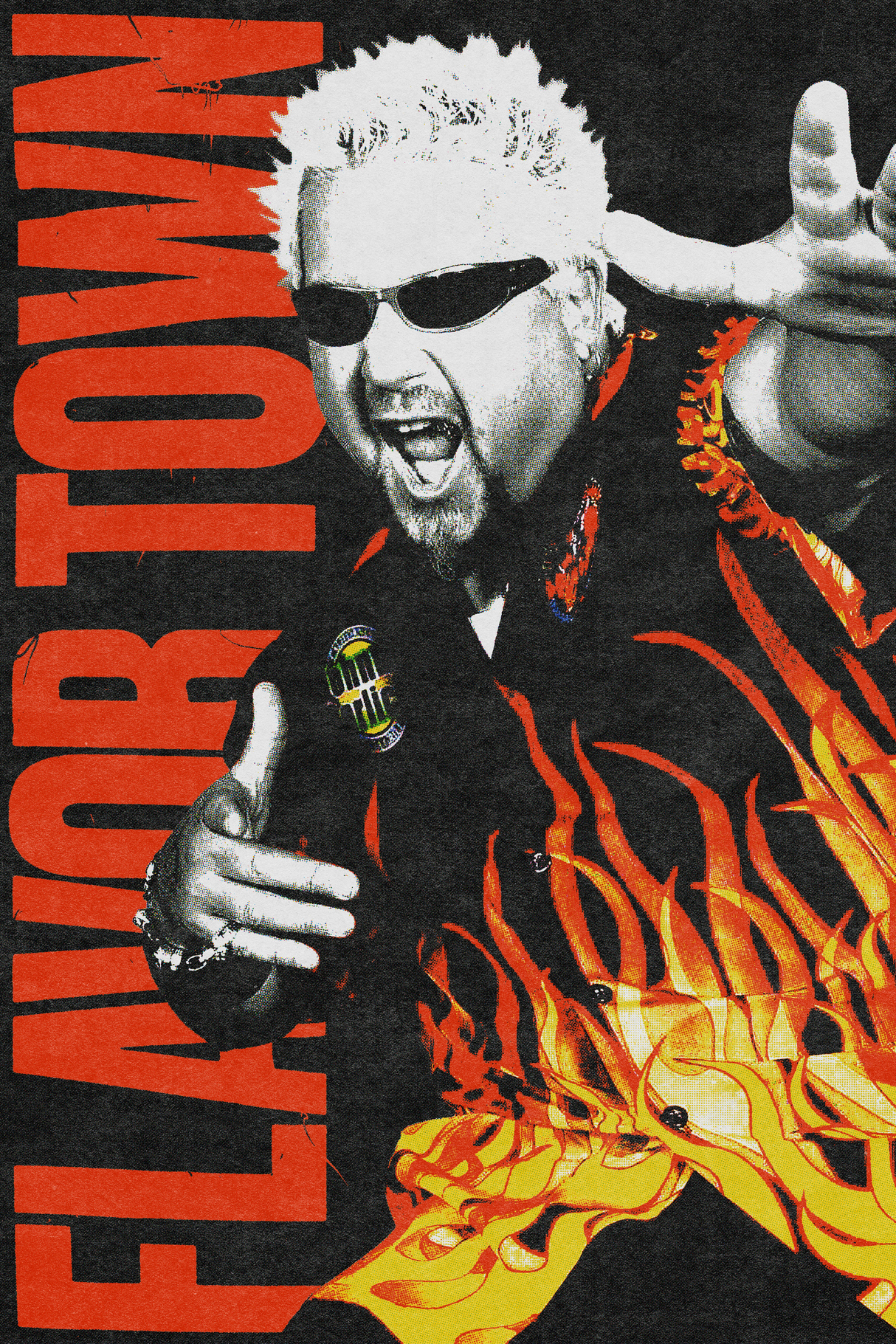 Guy Fieri 'Flavor Town' Poster