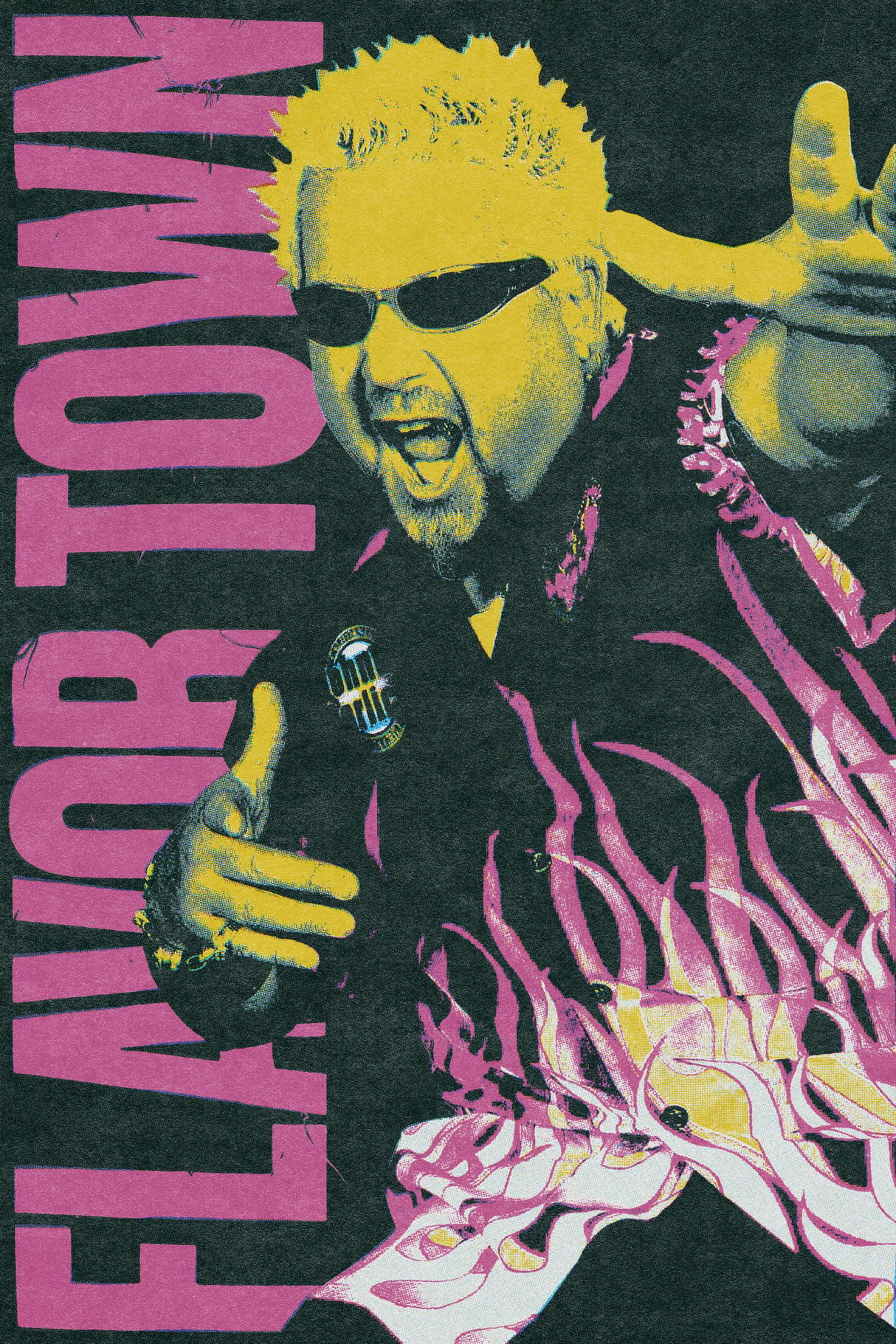 Guy Fieri 'Flavor Town' Poster V2