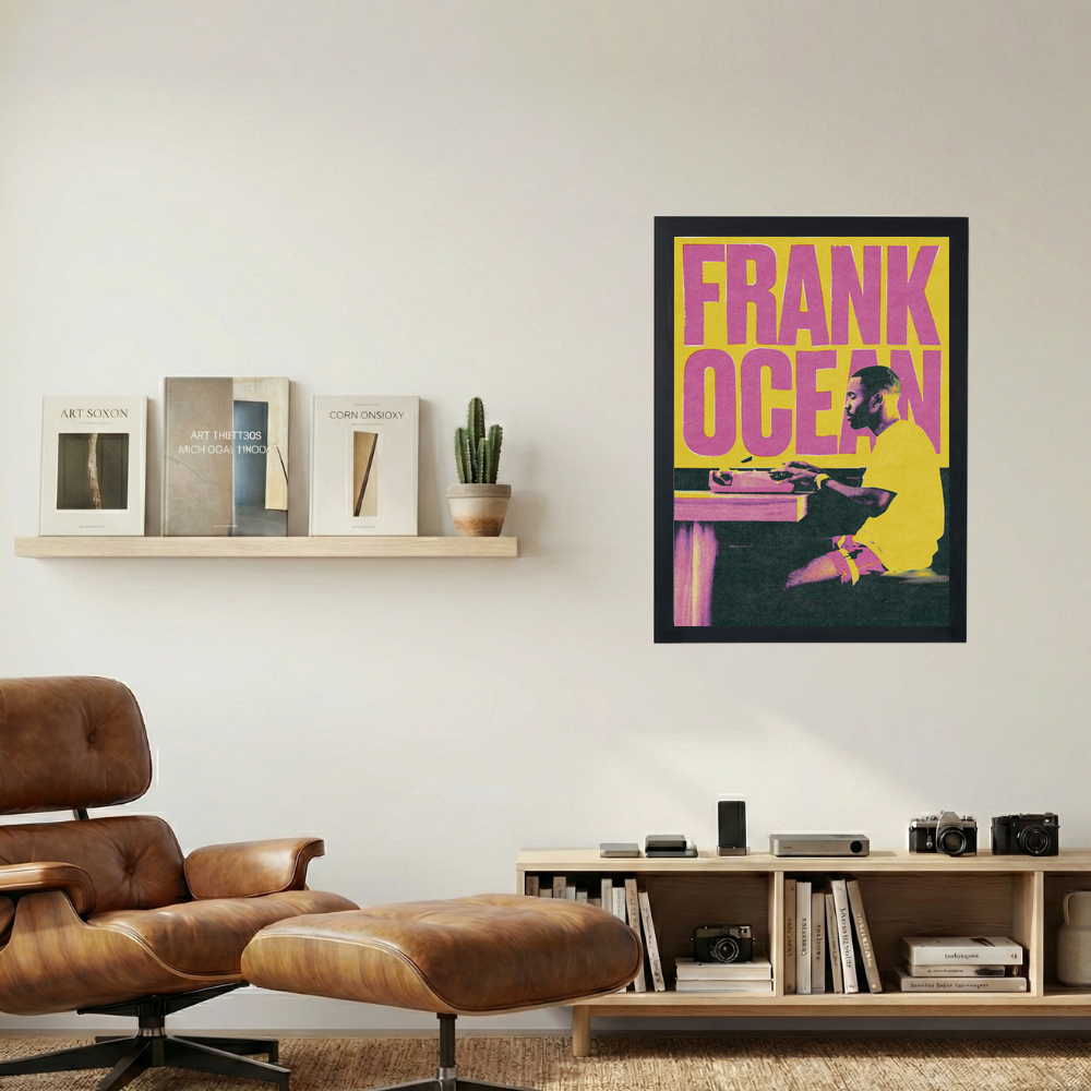 Frank Ocean 'Typewriter' Poster - Mockup 1