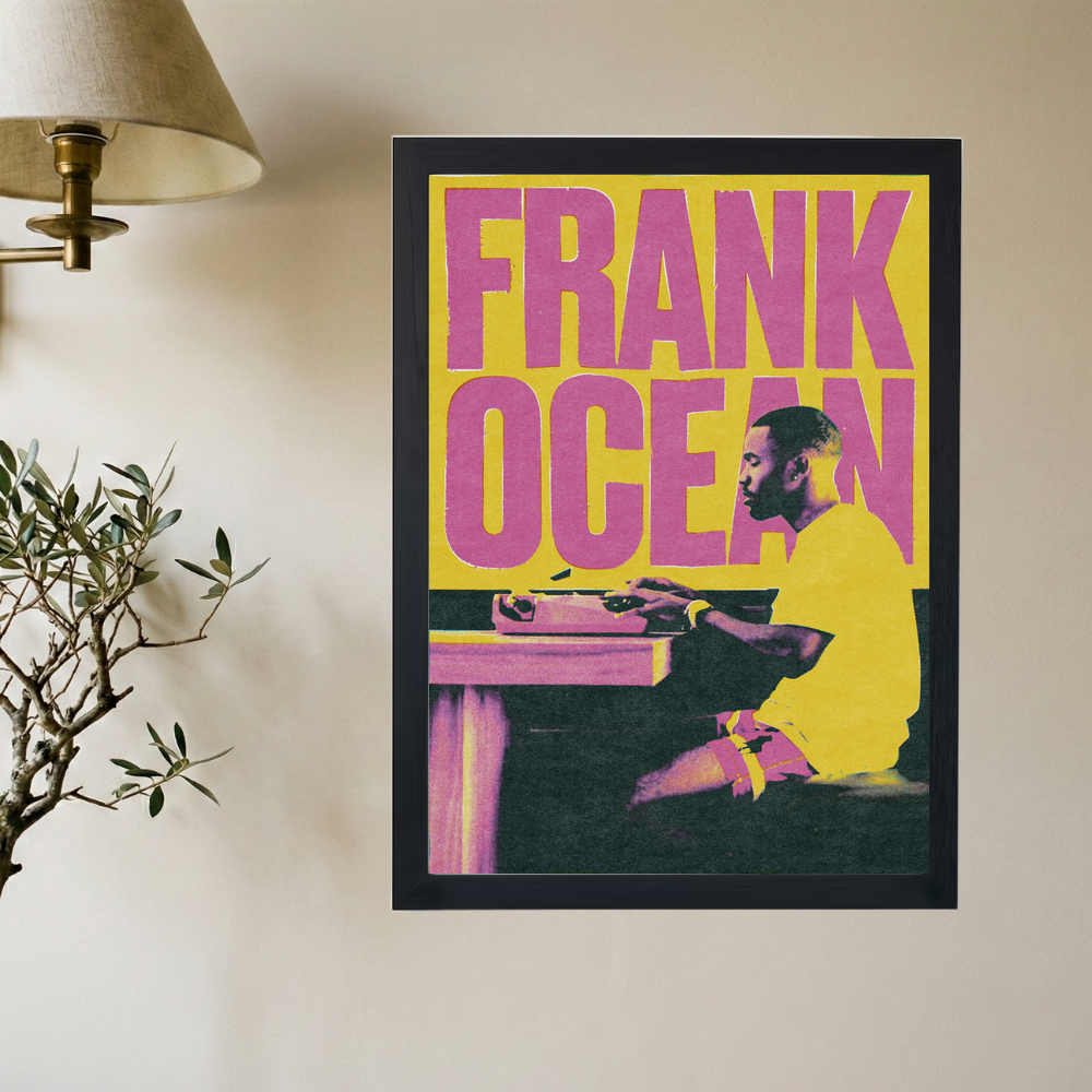 Frank Ocean 'Typewriter' Poster - Mockup 2
