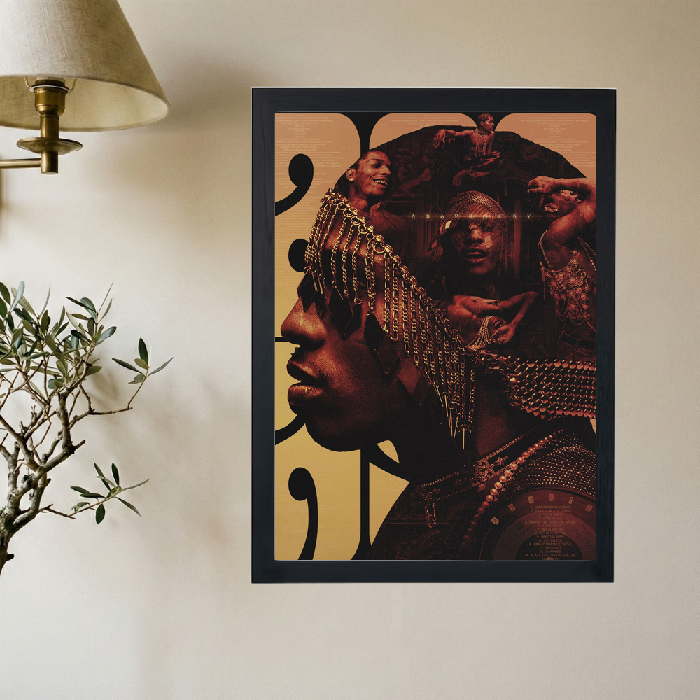 A$AP Rocky 'Royalty' Poster - Mockup 2