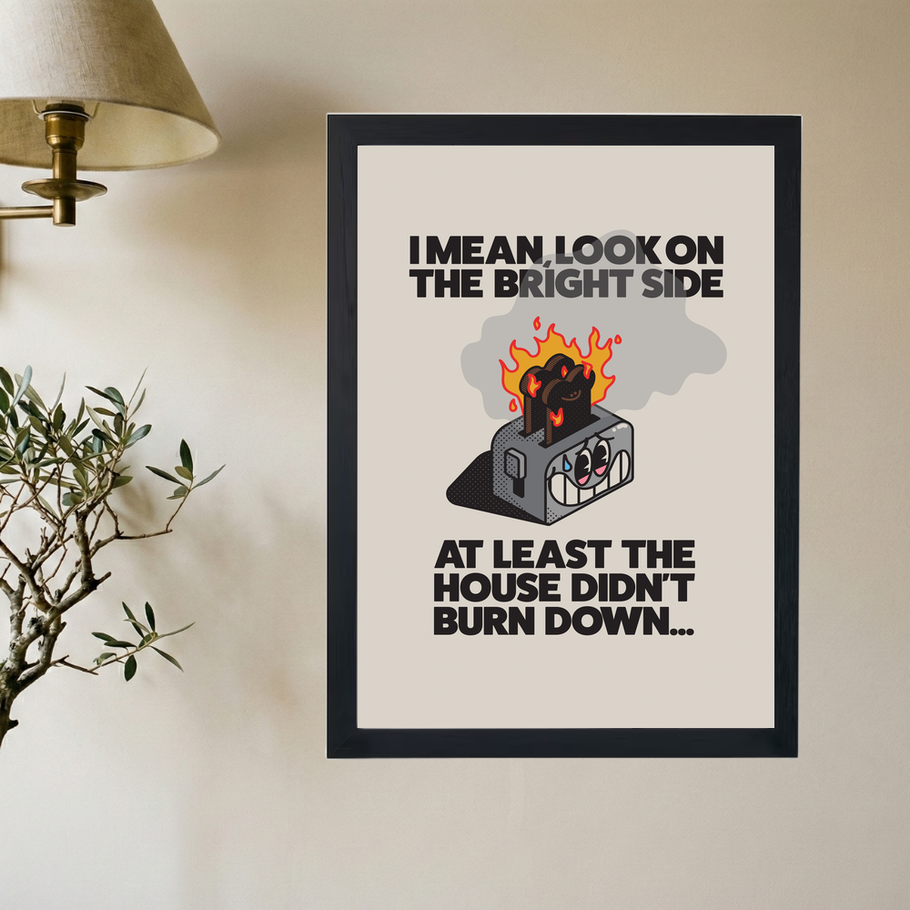 Burnt Toast Poster - Mockup 2