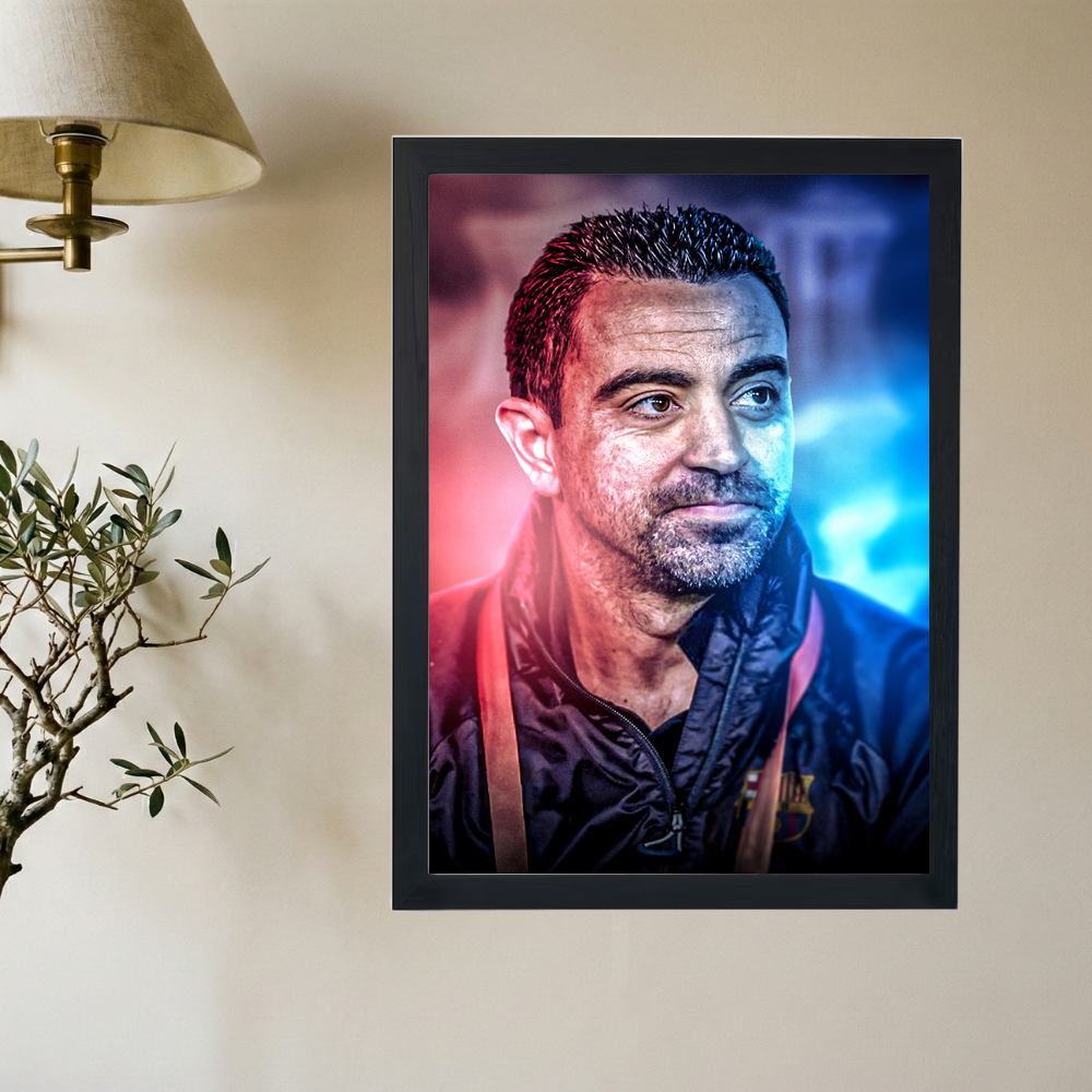 Xavi Hernandes 'Up Close and Personal' Poster - Mockup 2
