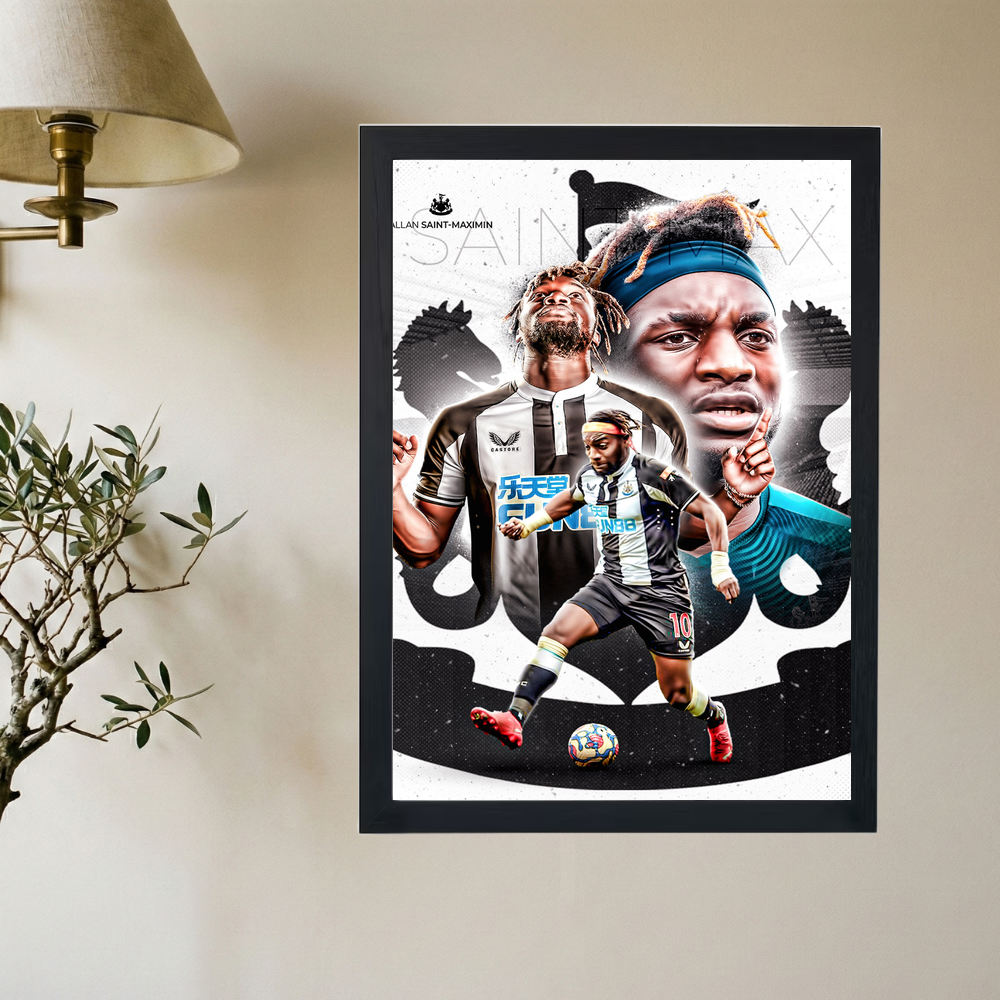 Allan Saint-Maximin 'Franzia' Poster - Mockup 2