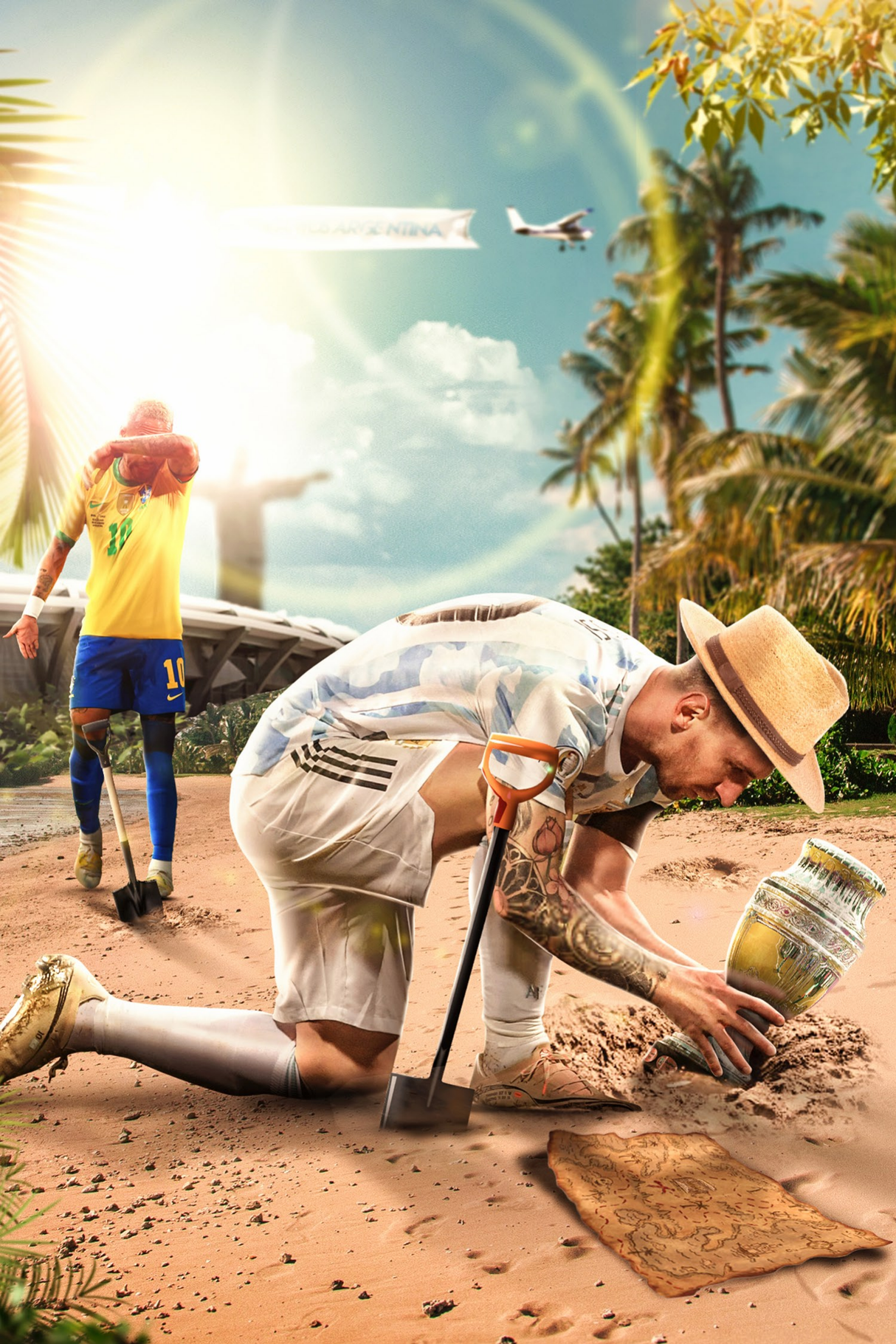Lionel Messi x Neymar 'International Love' Poster