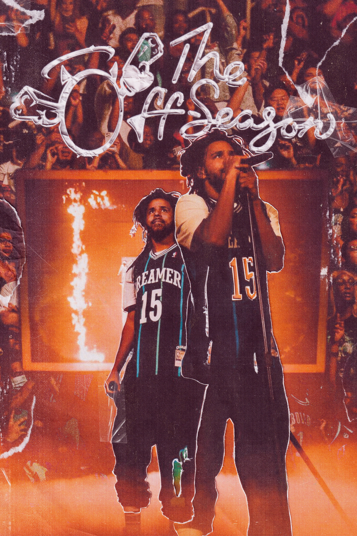 J Cole 'The Off-Season' Collage Poster
