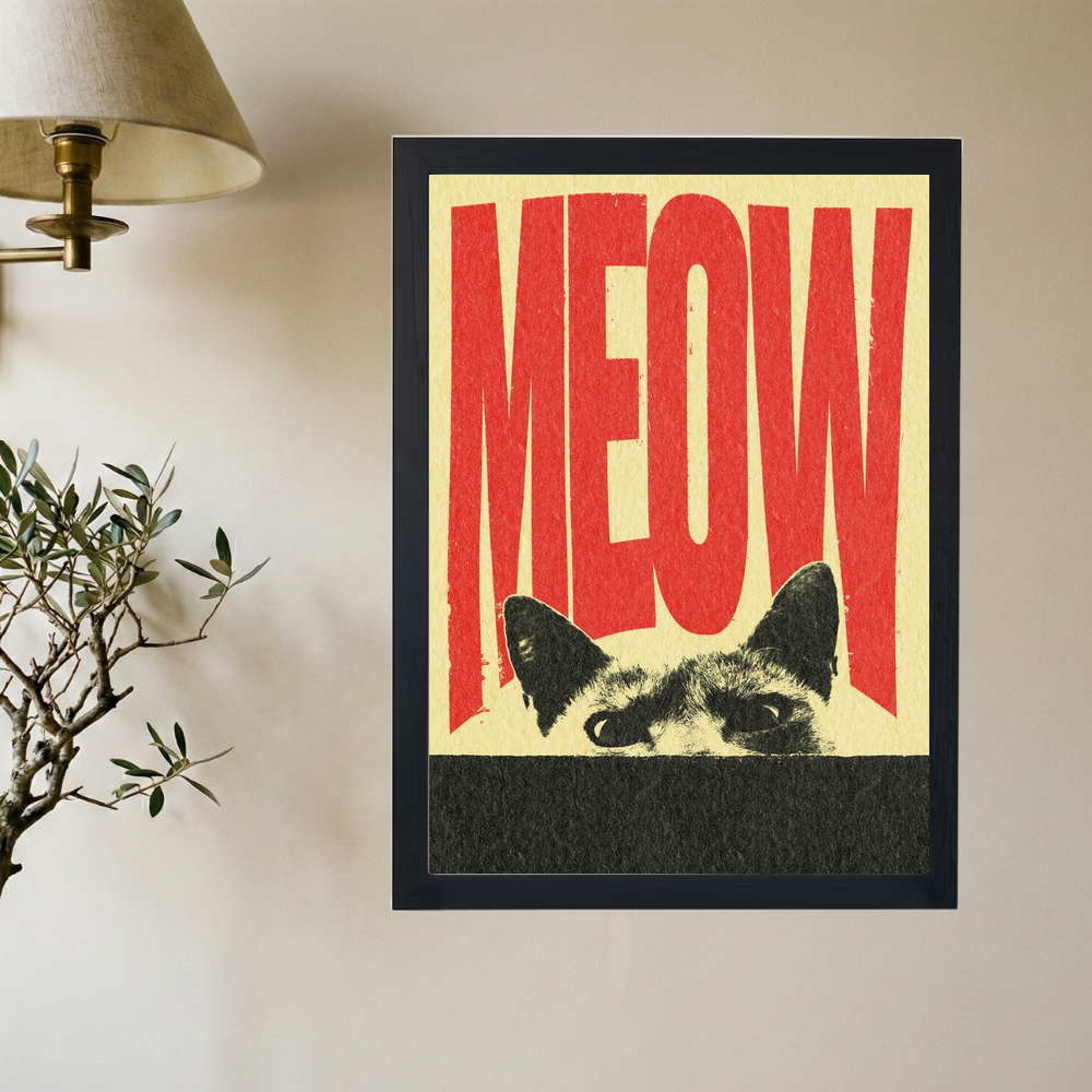 MEOW Poster - Mockup 2