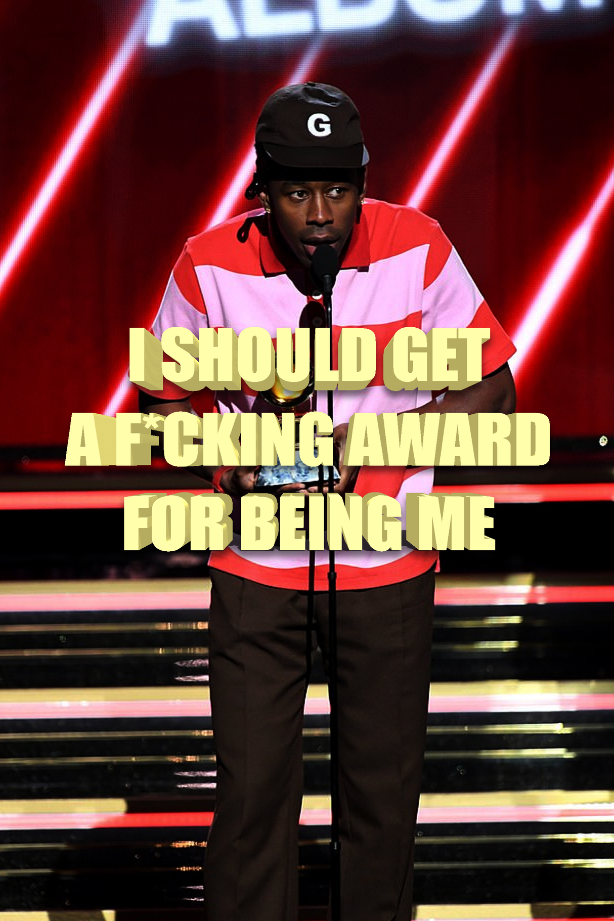 Tyler, The Creator 'Award' Poster