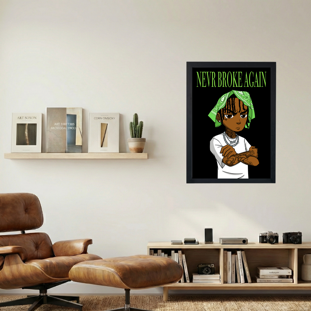 NBA Youngboy x Boondocks Poster - Mockup 1