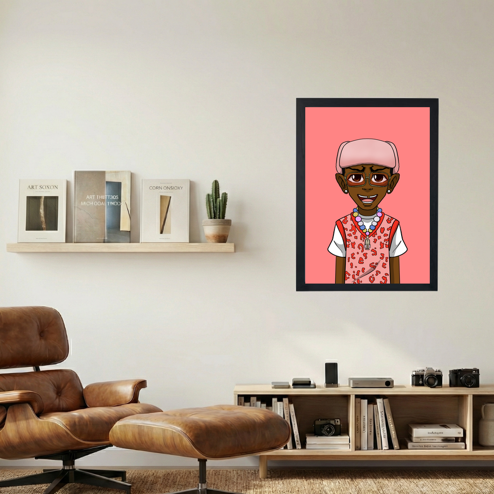Tyler, The Creator x Boondocks Poster - Mockup 1