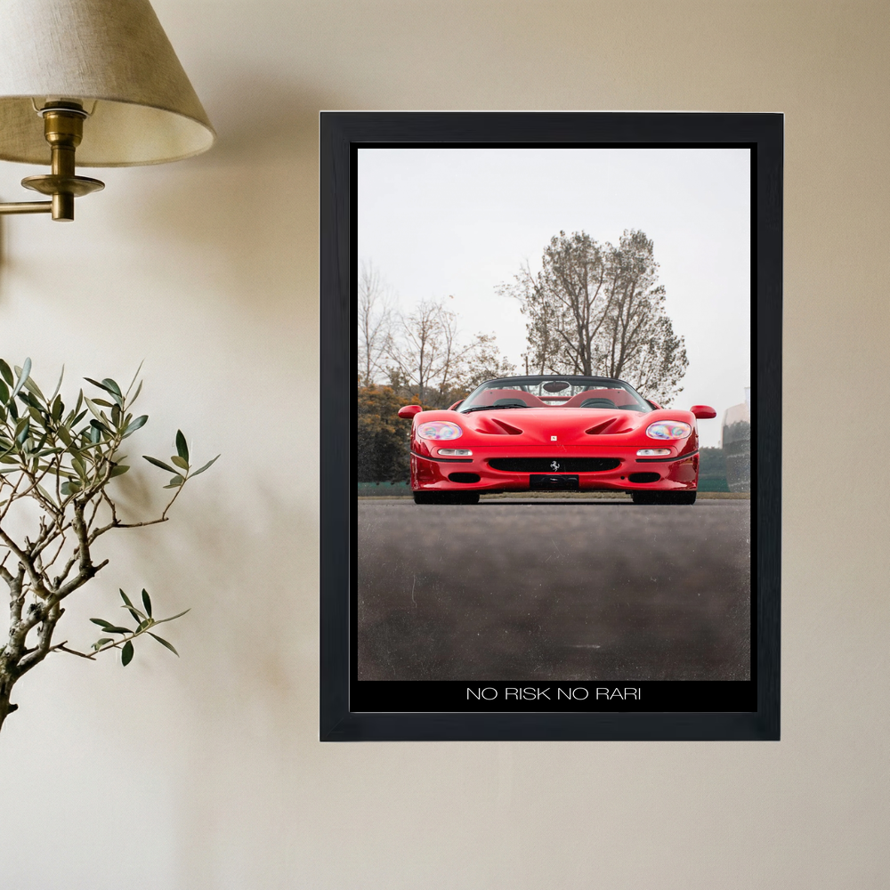 No Risk, No Rari Poster V3 - Mockup 2
