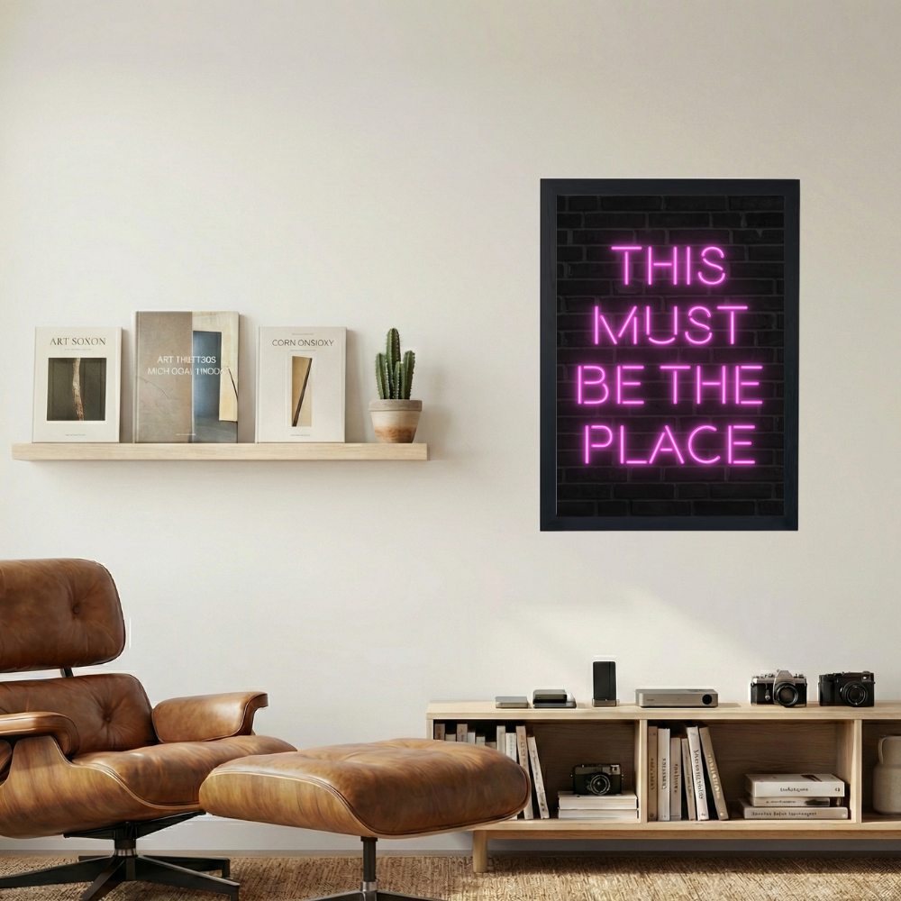 This Must Be The Place' Poster - Mockup 1