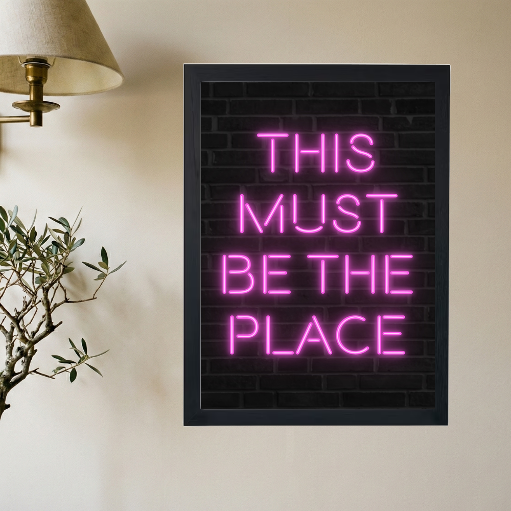 This Must Be The Place' Poster - Mockup 2