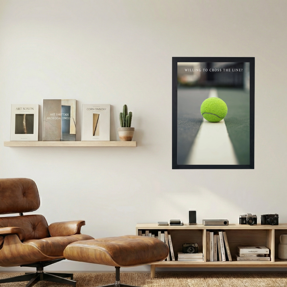 Cross The Line' Poster - Mockup 1
