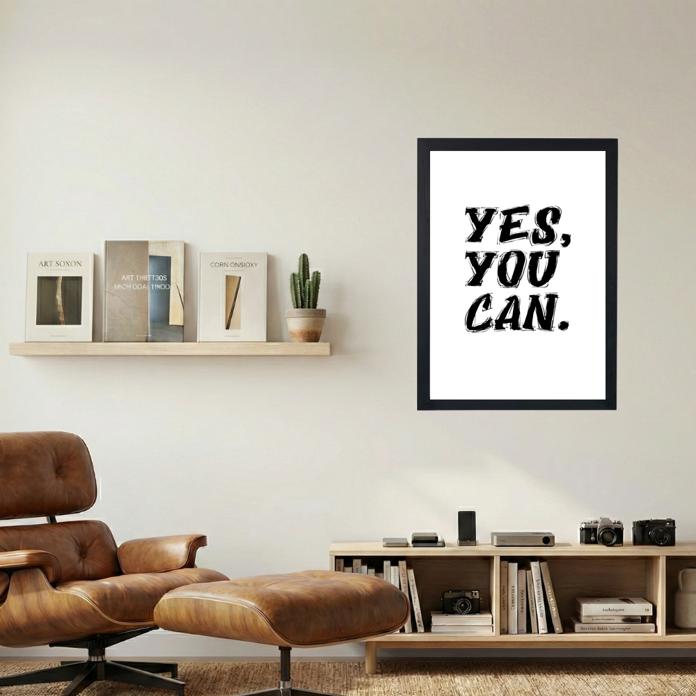 YES YOU CAN Poster - Mockup 1