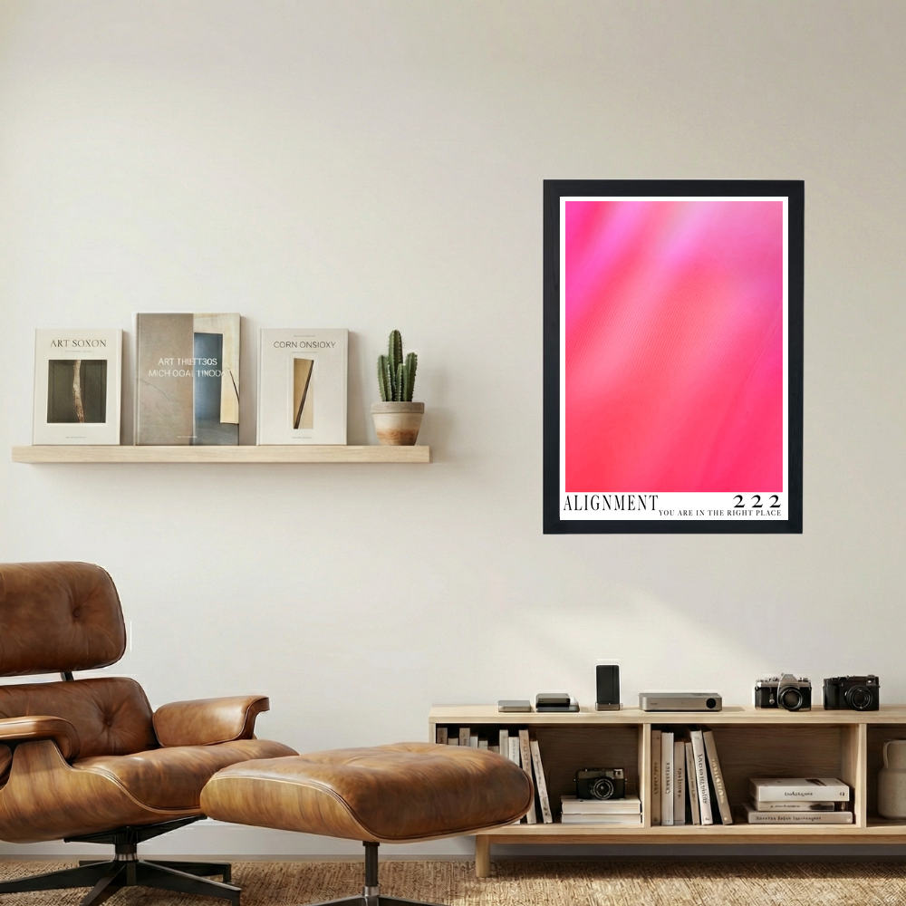 Angel Number 222 'Alignment' Poster - Mockup 1