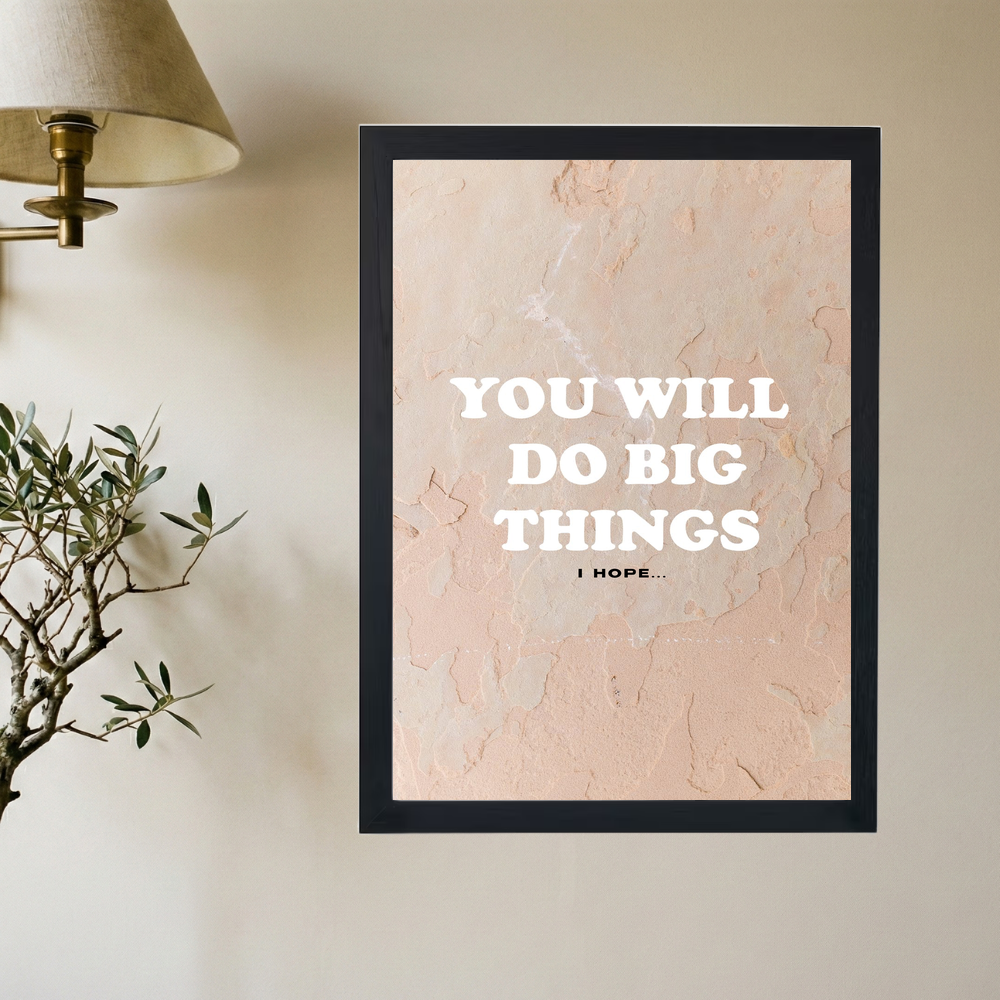 I Hope...' Poster - Mockup 2