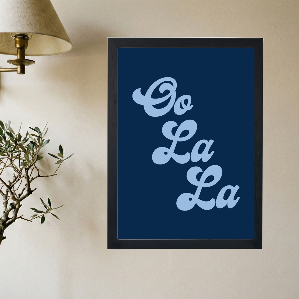 Oo La La' Poster - Mockup 2
