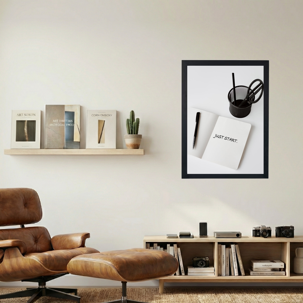 JUST START. Poster - Mockup 1