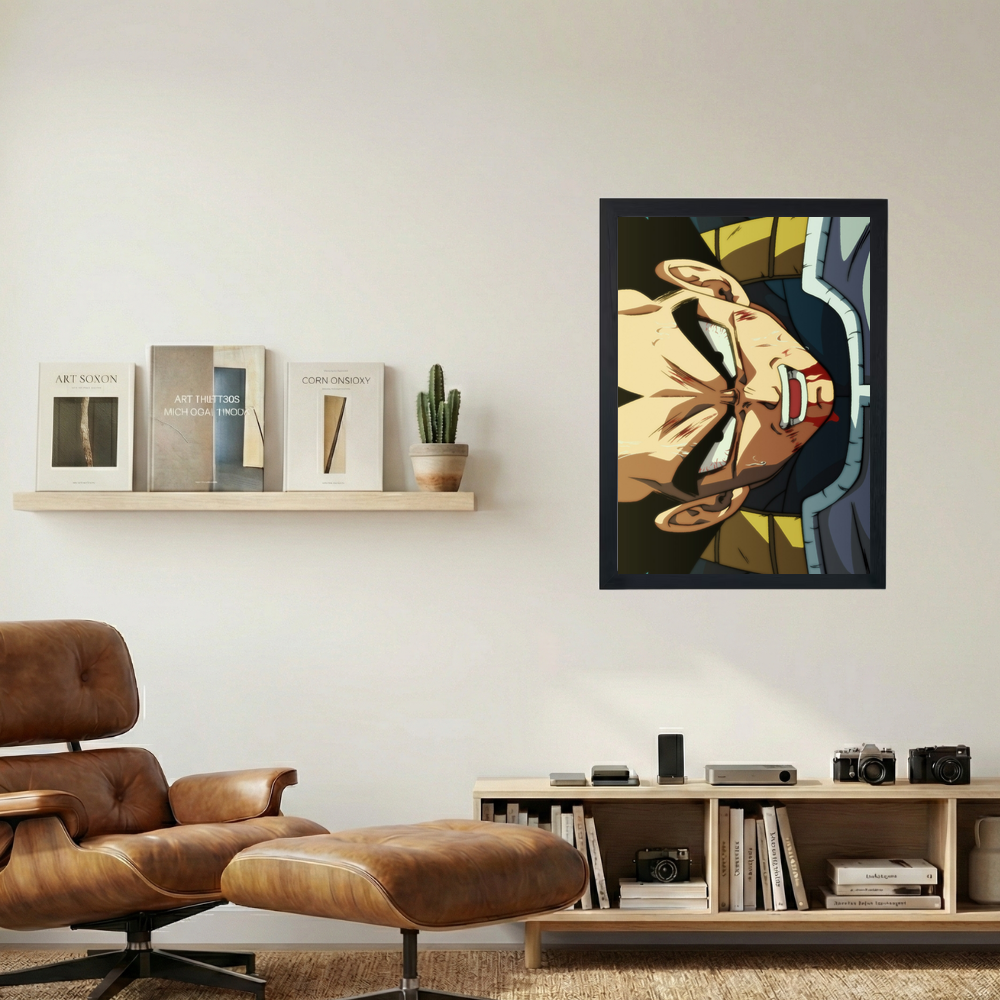 Dragon Ball Z x Vegeta 'Before Destruction' Poster - Mockup 1