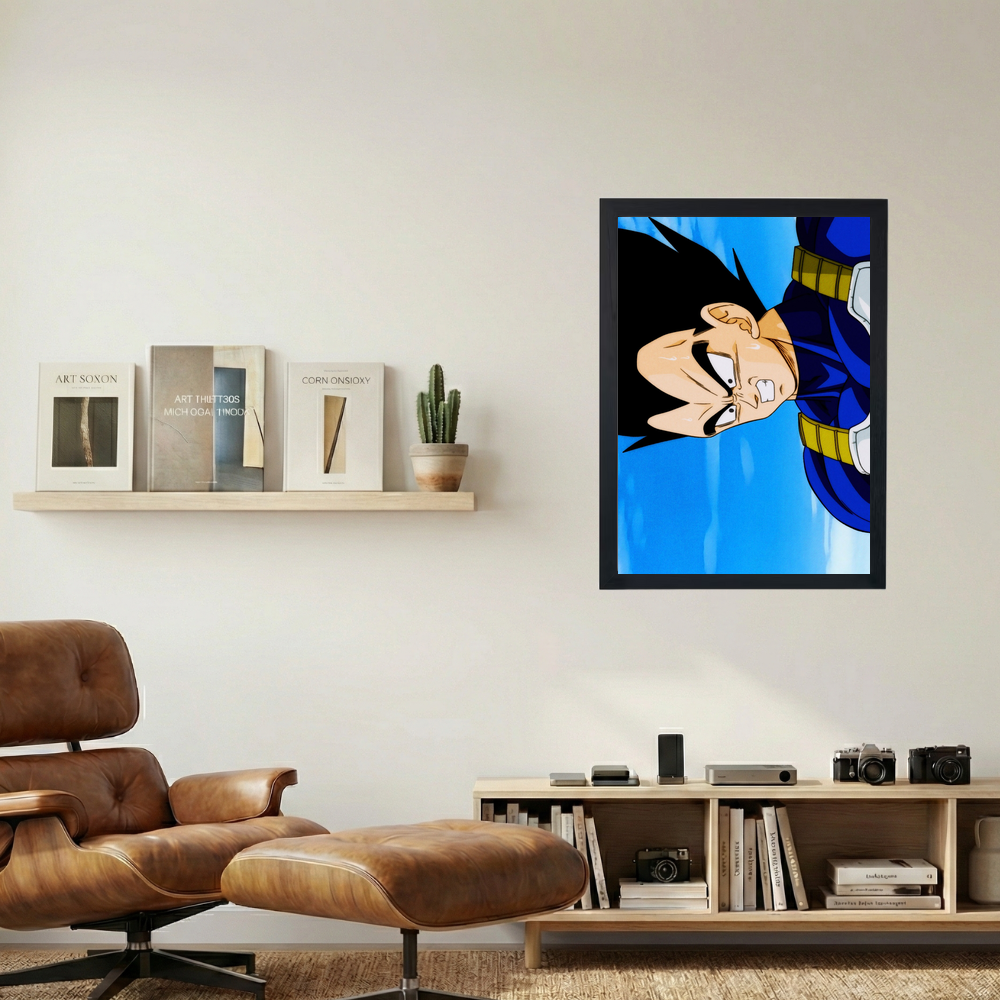 Dragon Ball Z x Vegeta 'Defeated' Poster - Mockup 1