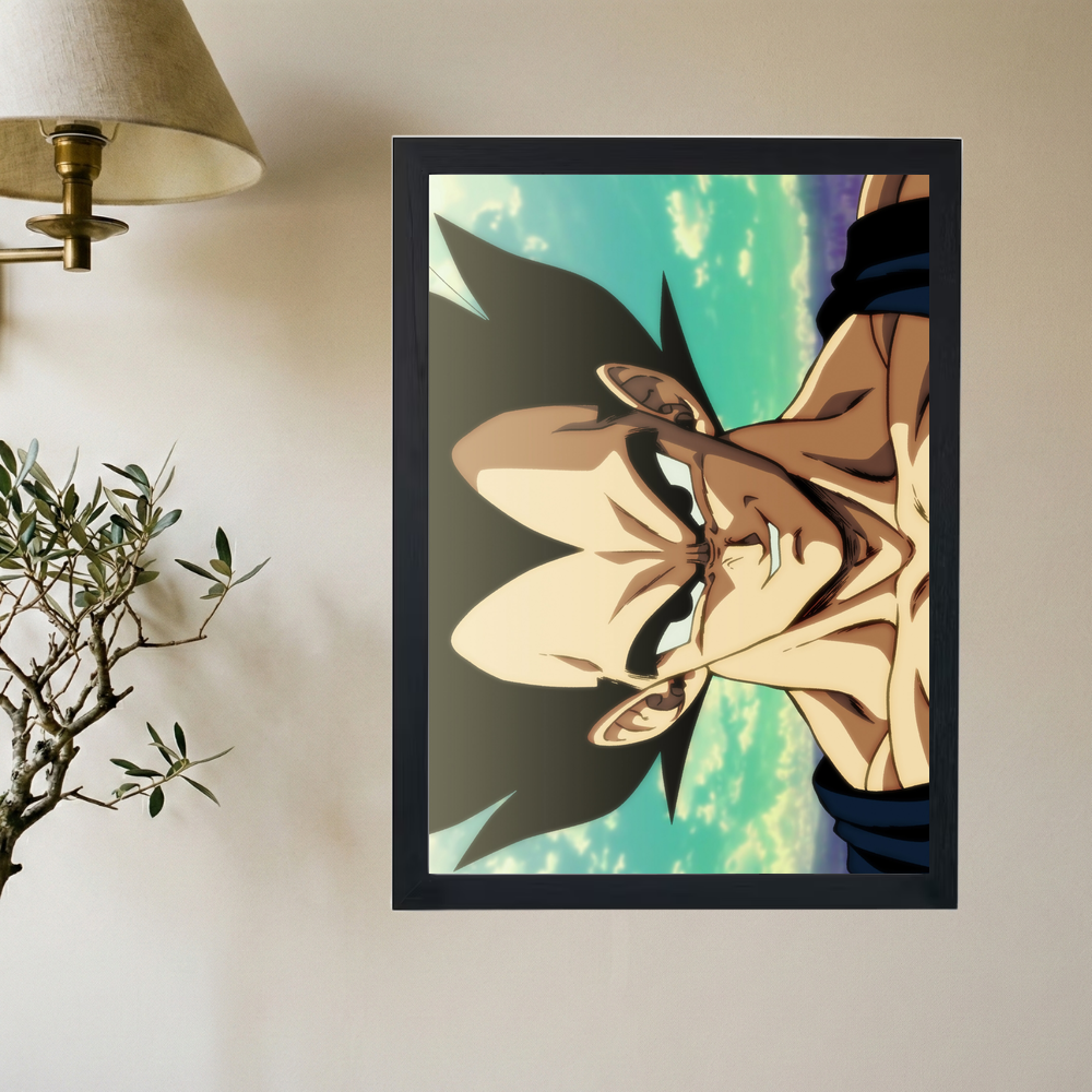 Dragon Ball Z x Vegeta 'Devious' Poster - Mockup 2