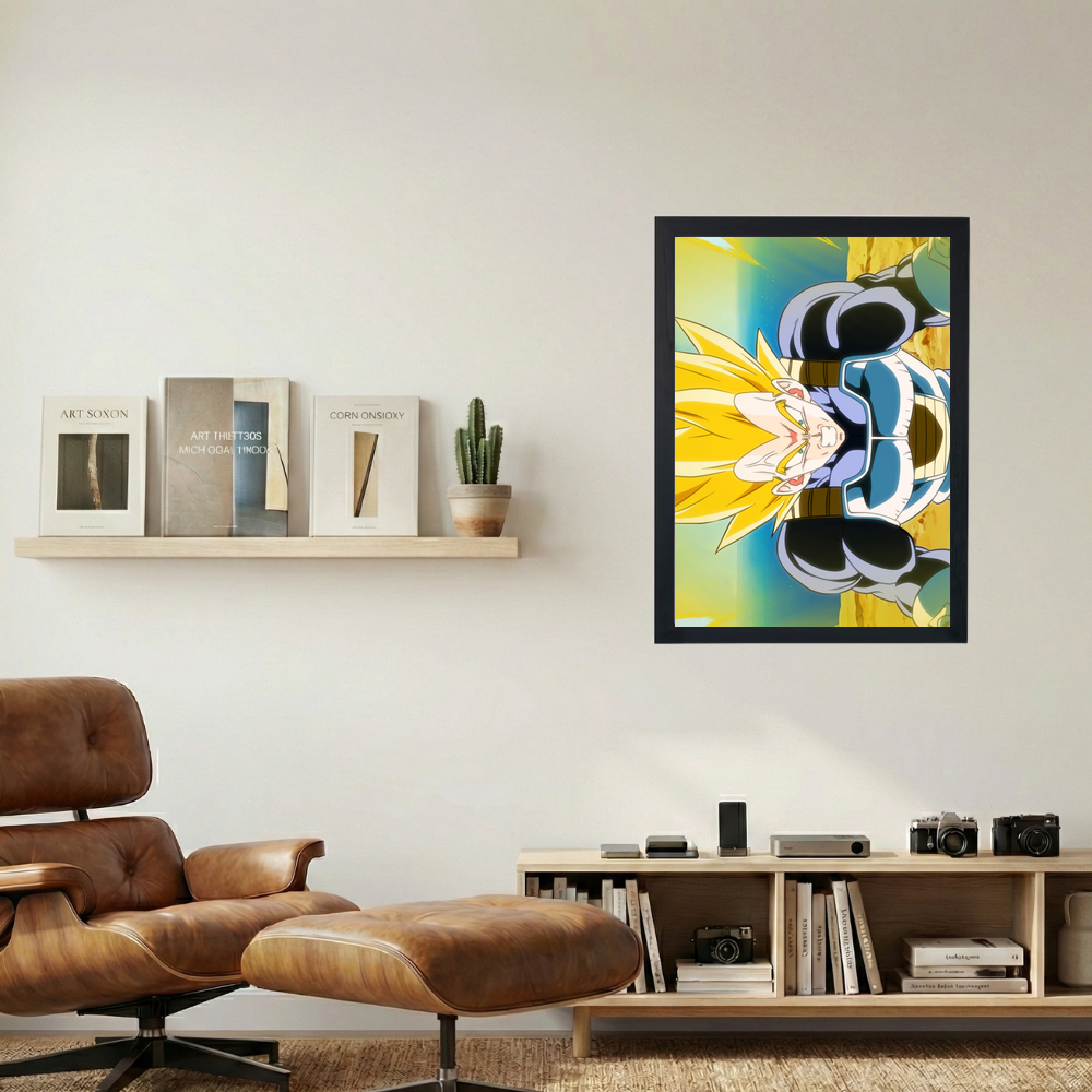 Dragon Ball Z x Vegeta 'Stronger' Poster - Mockup 1