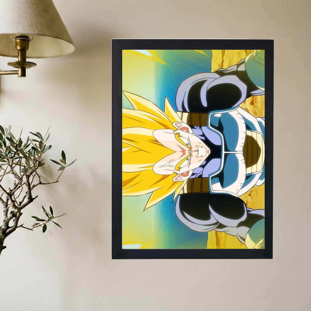 Dragon Ball Z x Vegeta 'Stronger' Poster - Mockup 2
