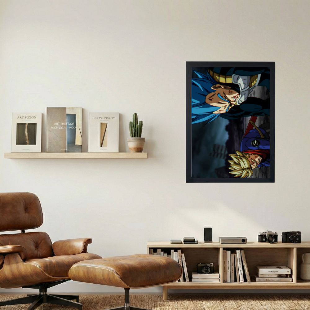 Dragon Ball Z x Vegeta x Trunks Poster - Mockup 1