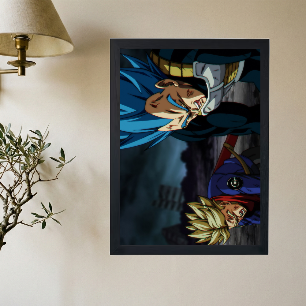 Dragon Ball Z x Vegeta x Trunks Poster - Mockup 2