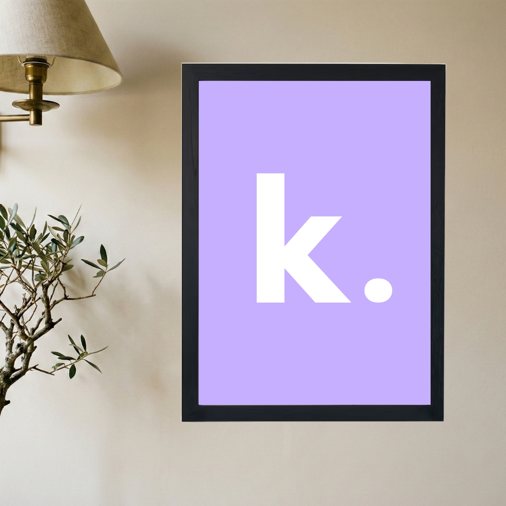 k.' Poster - Mockup 2