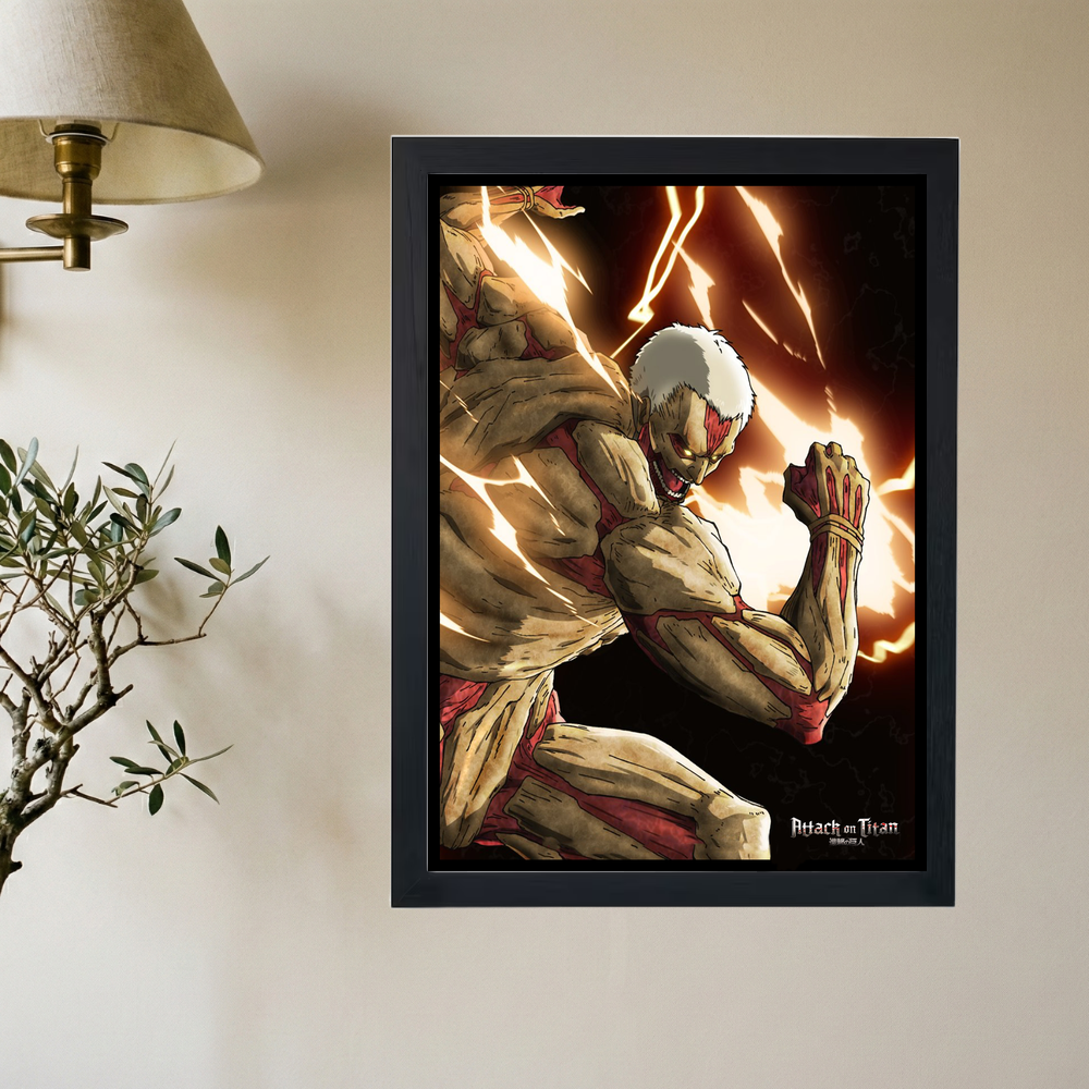 Attack On Titan x Reiner Poster - Mockup 2