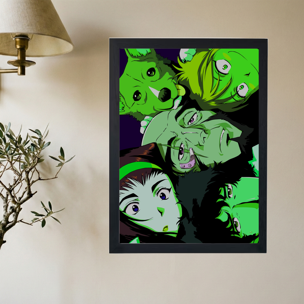 Cowboy Bebop 'Seeing Green' Poster - Mockup 2