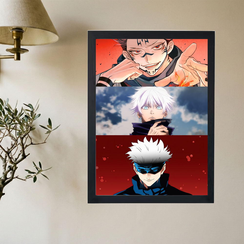 Jujutsu Kaisen 'Trio' Poster - Mockup 2