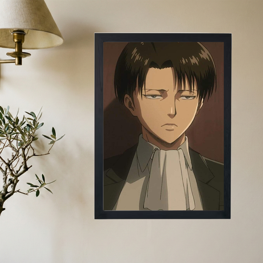 Attack On Titan x Levi Ackerman 'Unbothered' Poster - Mockup 2