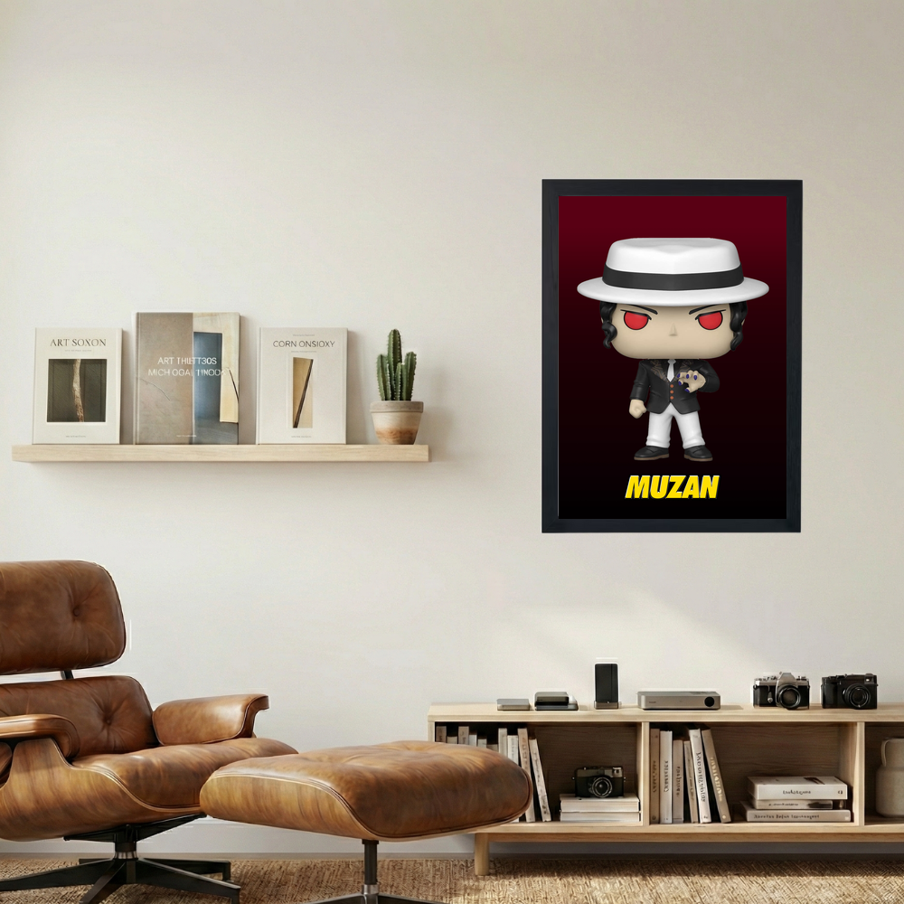 Demon Slayer x Muzan Funko Poster - Mockup 1