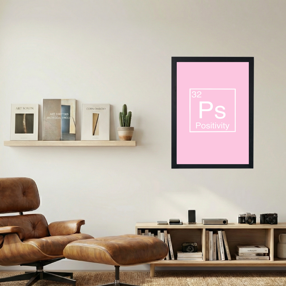 Positivity' Element Poster - Mockup 1