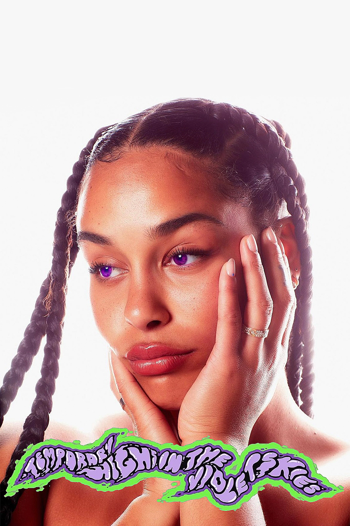 Jorja Smith x Snoh Aalegra 'Violet Skies' Poster