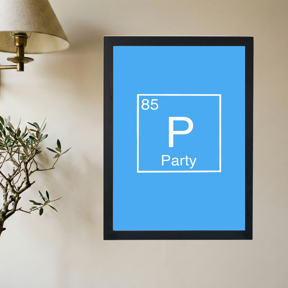 Party' Element Poster - Mockup 2