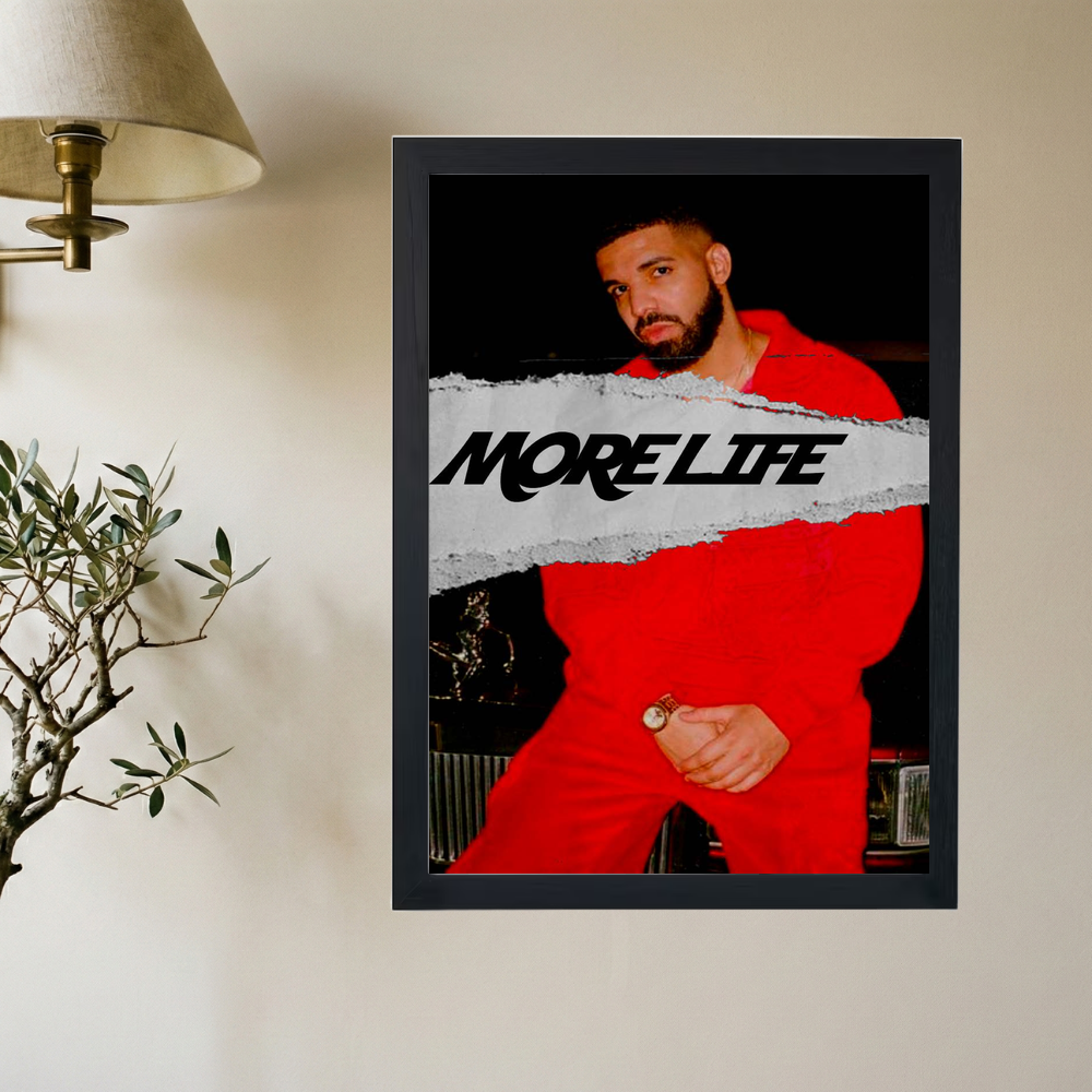 Drake 'More Life' Poster - Mockup 2